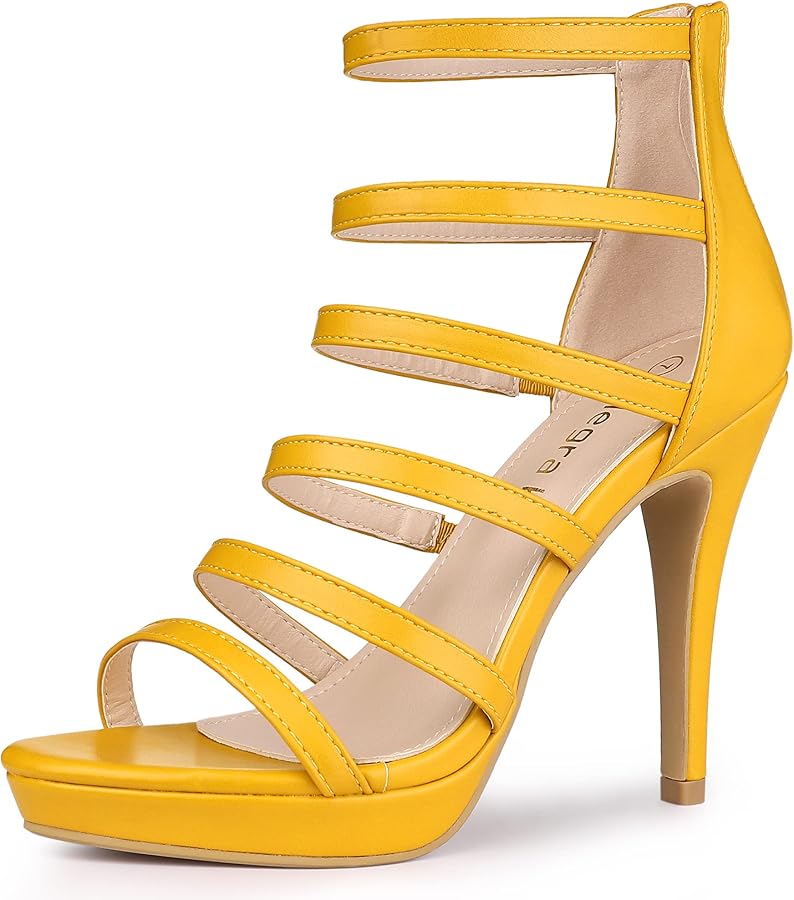 Amazon.com | Allegra K Women's Platform Gladiator Strappy