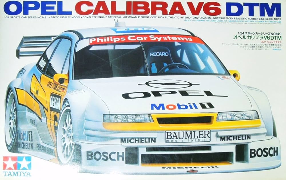 Amazon.com: Tamiya Opel Calibra 1/24 V6DTM (1/24 sports car