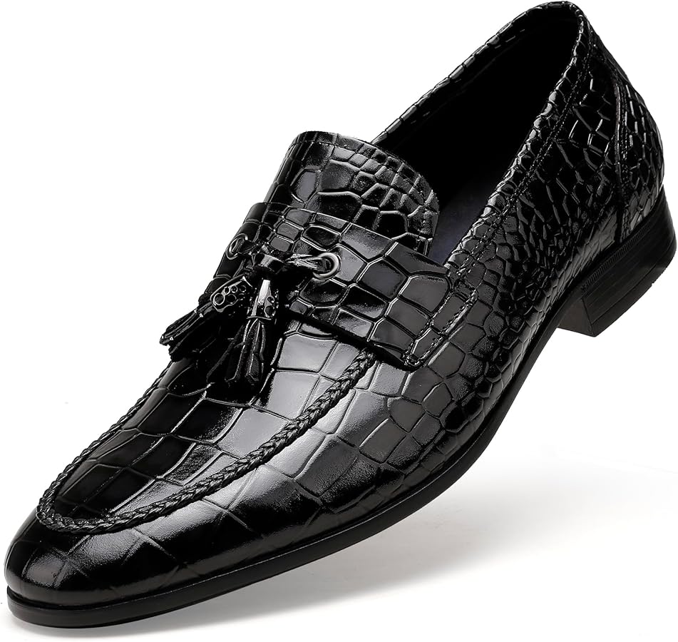 Amazon.com | GOLDEN COXES FAMILY Tassel Loafer for Mens, Casual