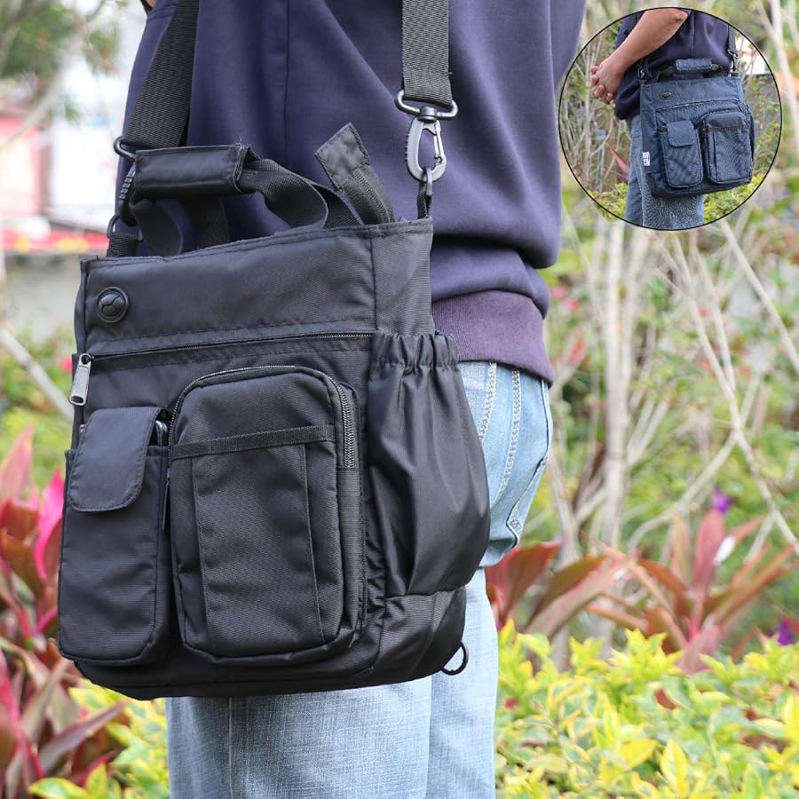 Amazon.com: d'yallee Crossbody Messenger Bag Men Waterproof