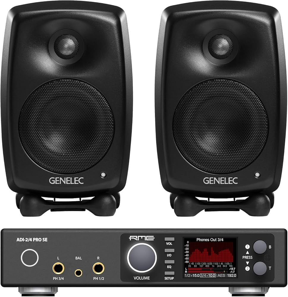 Amazon | 【Genelec × RME HOME Audio Suite】ADI-2/4 Pro SE + G Two