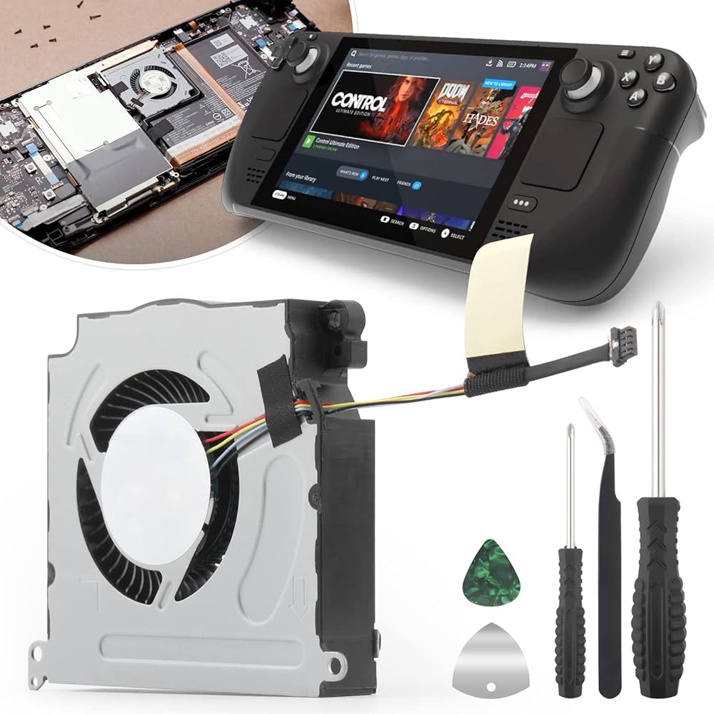 Amazon.co.jp: 内部冷却ファン 交換用 Steam Deck 2021 2022 64GB