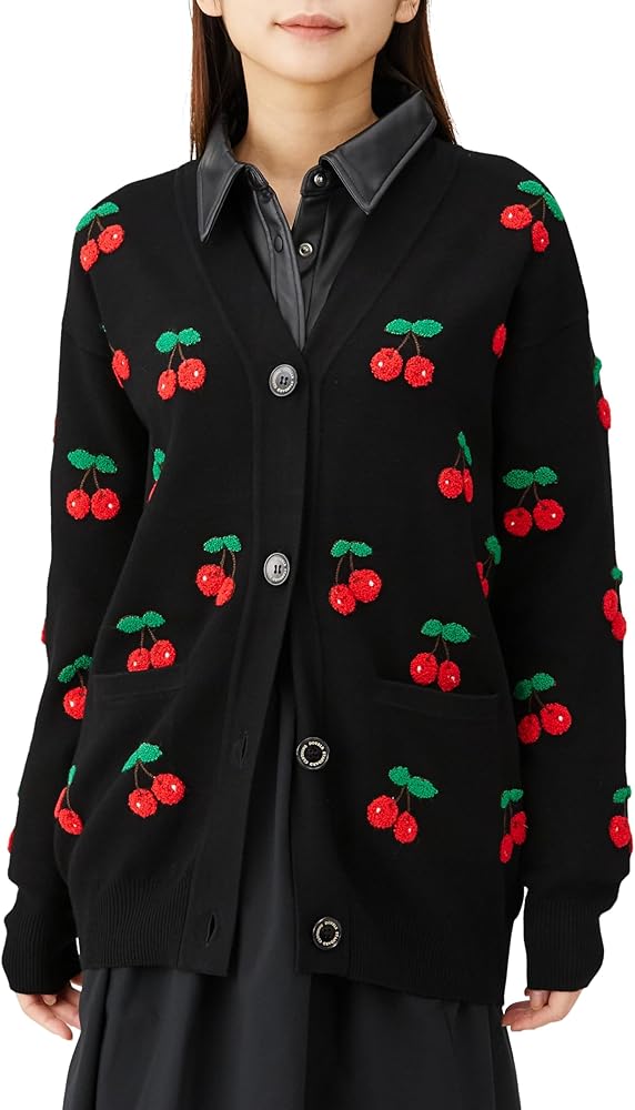 Amazon | [ダブルスタンダードクロージング] チェリー刺繍ビッグ