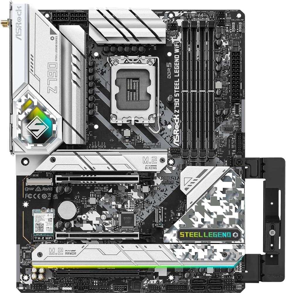 Amazon | ASRock マザーボード Z790 Steel Legend WiFi Intel 第12世代
