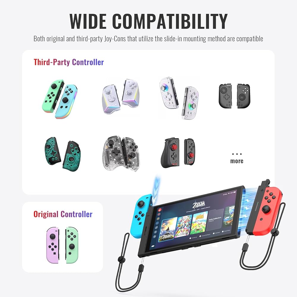 Amazon.com: JDDWIN Switch 2 Joy Con Adapter, Compatible with
