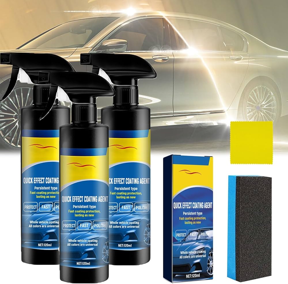 Amazon.co.jp: 3個入りクイックエフェクトセラミックコーティングナノ