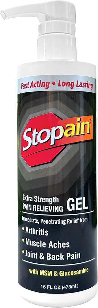 Amazon.com: Stopain Pain Relief Gel 16oz, USA Made, Max Strength