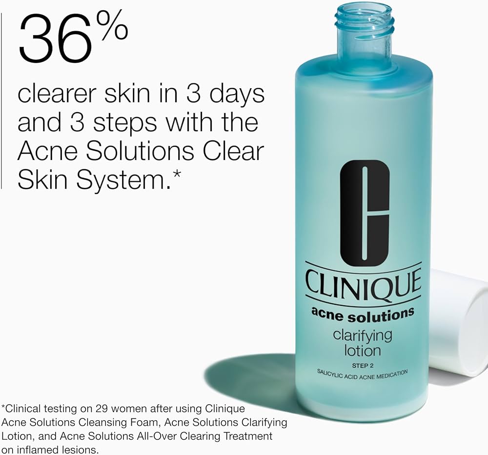Amazon.com: Clinique Acne Solutions Clarifying Lotion Exfoliating