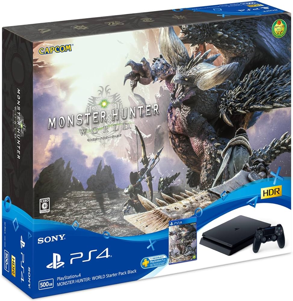 Amazon.co.jp: PlayStation 4 MONSTER HUNTER: WORLD Starter Pack
