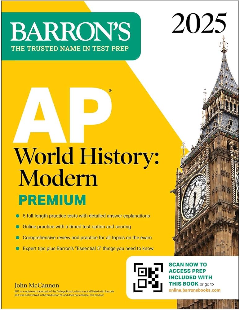 Amazon.com: AP World History: Modern Premium, 2025: Prep Book with