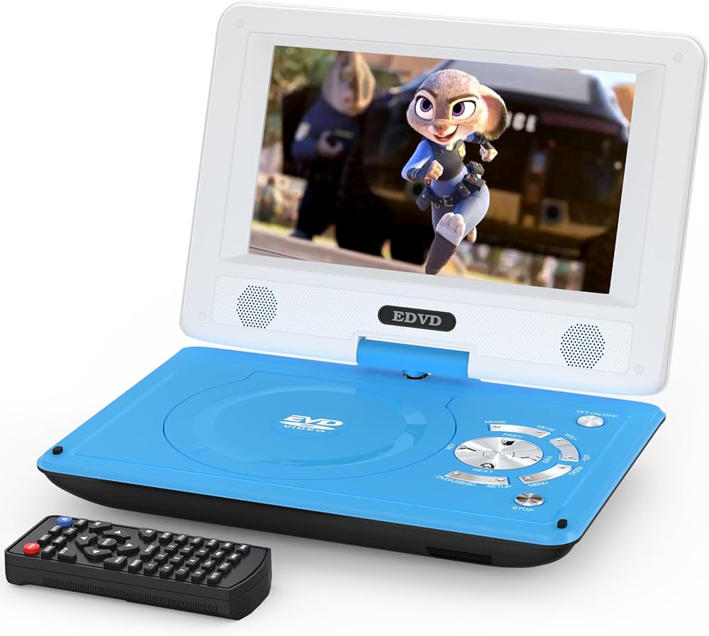 SQQBZZ 11.5 Portable DVD Player for Kids and Car, 9.5 Swivel HD