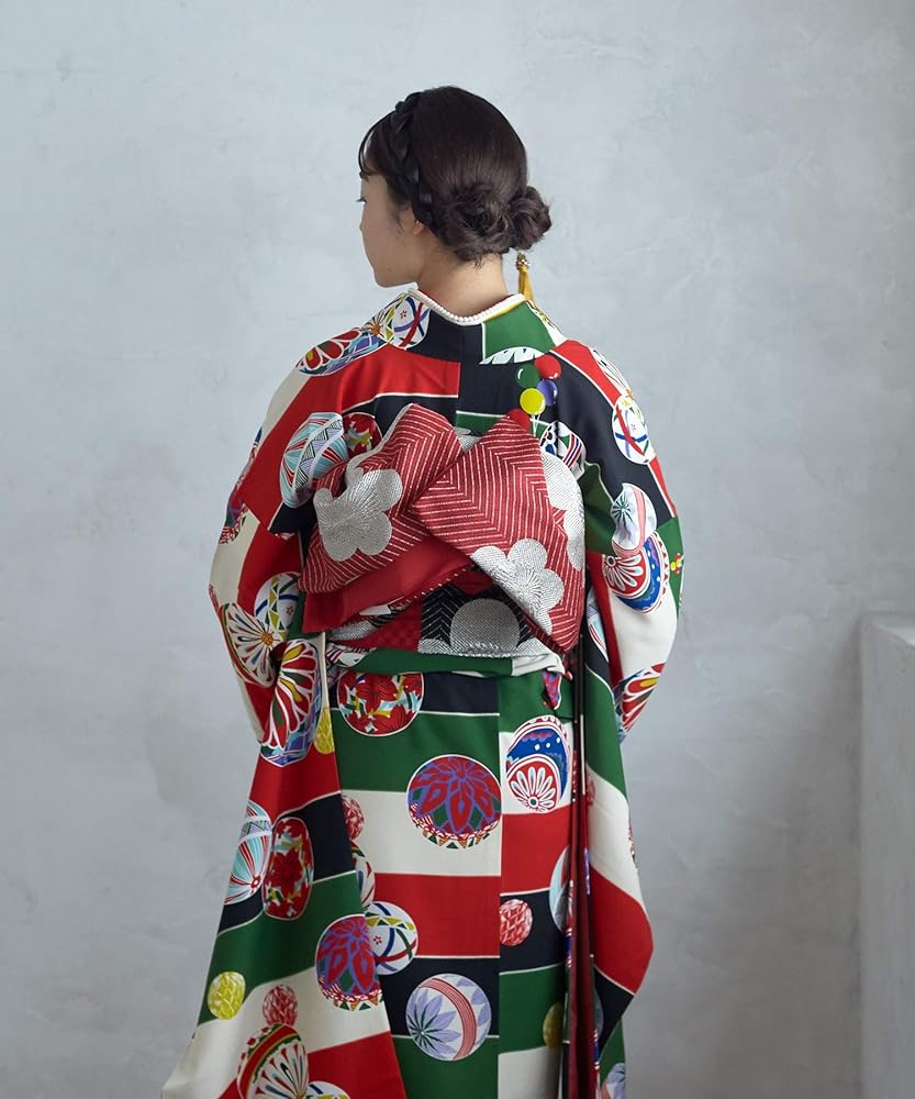 Amazon | ふりふ 【KIMONO姫掲載】振袖「まりぼんぼん」 成人式