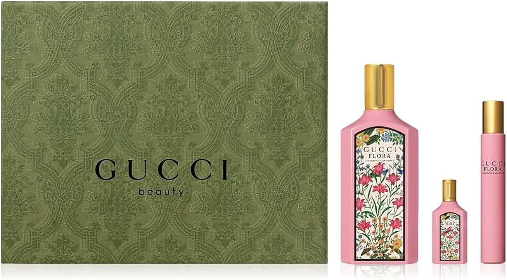 Amazon.com: Gucci Flora Gorgeous Gardenia 3 Piece Gift Set Eau de