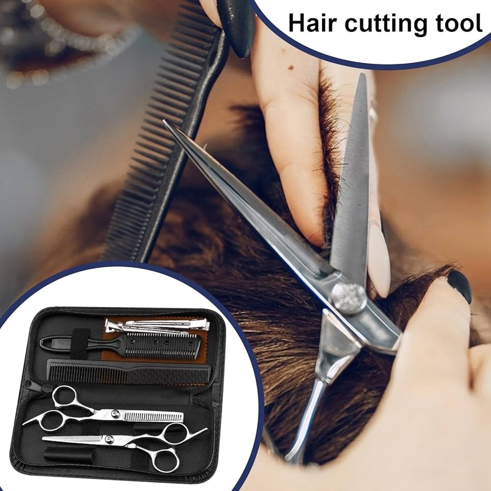 Amazon.co.jp: Kezvmhy 理髪ツールセット、ヘアカットはさみはさみ