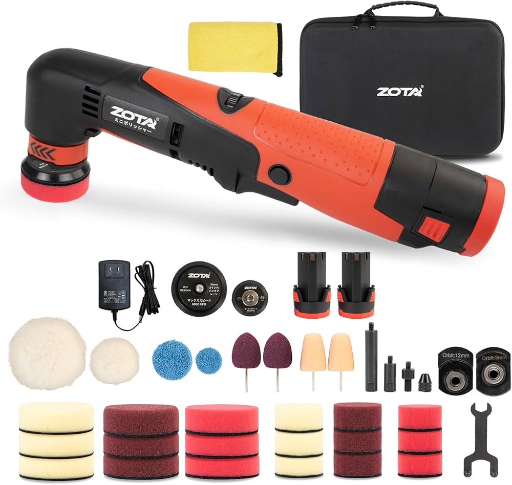 Amazon | ZOTA ミニポリッシャー，30mm/50mmダブルアクション