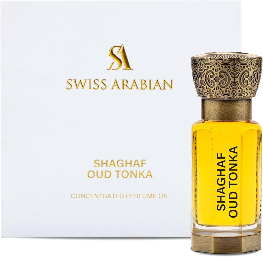 Swiss Arabian Shaghaf Oud Tonka Concentrated Perfume Oil, 12ml