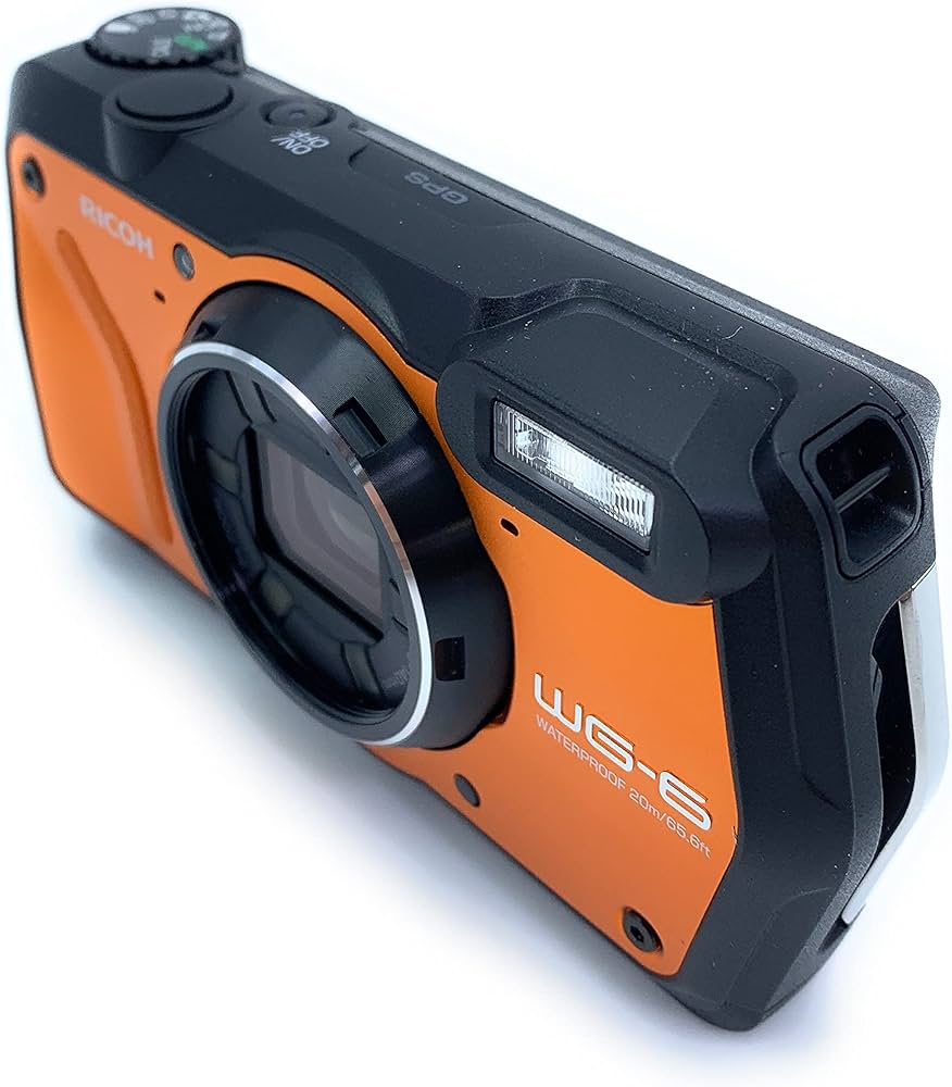Buy RICOH WG-6 Orange Camera 20MP Higher resolution images 3-inch