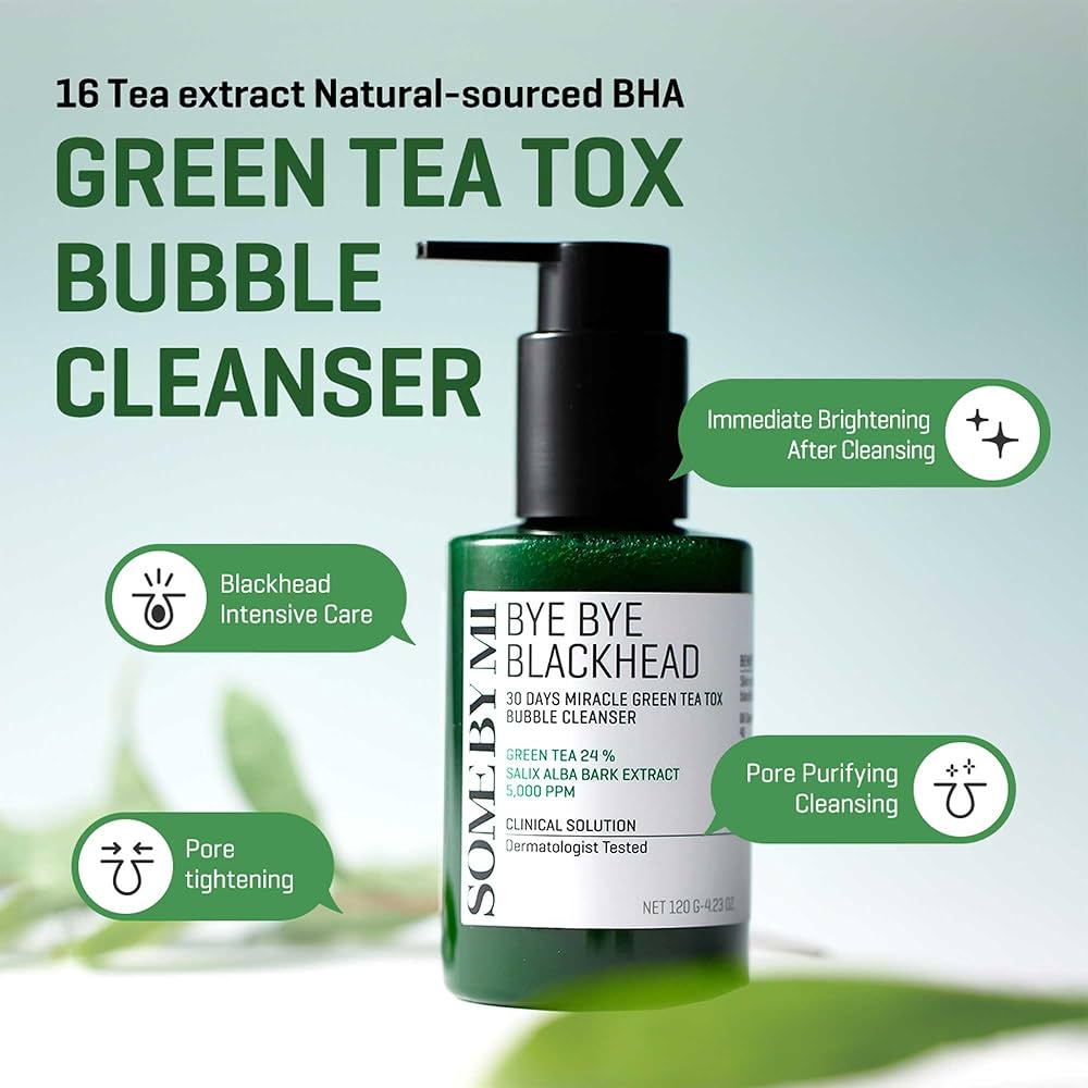 Amazon.com: SOME BY MI Bye Bye Blackhead 30 Days Miracle Green Tea