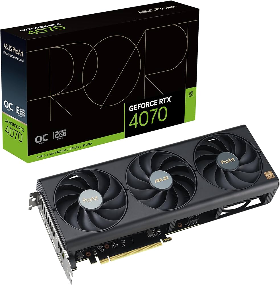 Amazon | ASUS ProArt GeForce RTX™ 4070 OC Edition 12GB GDDR6X