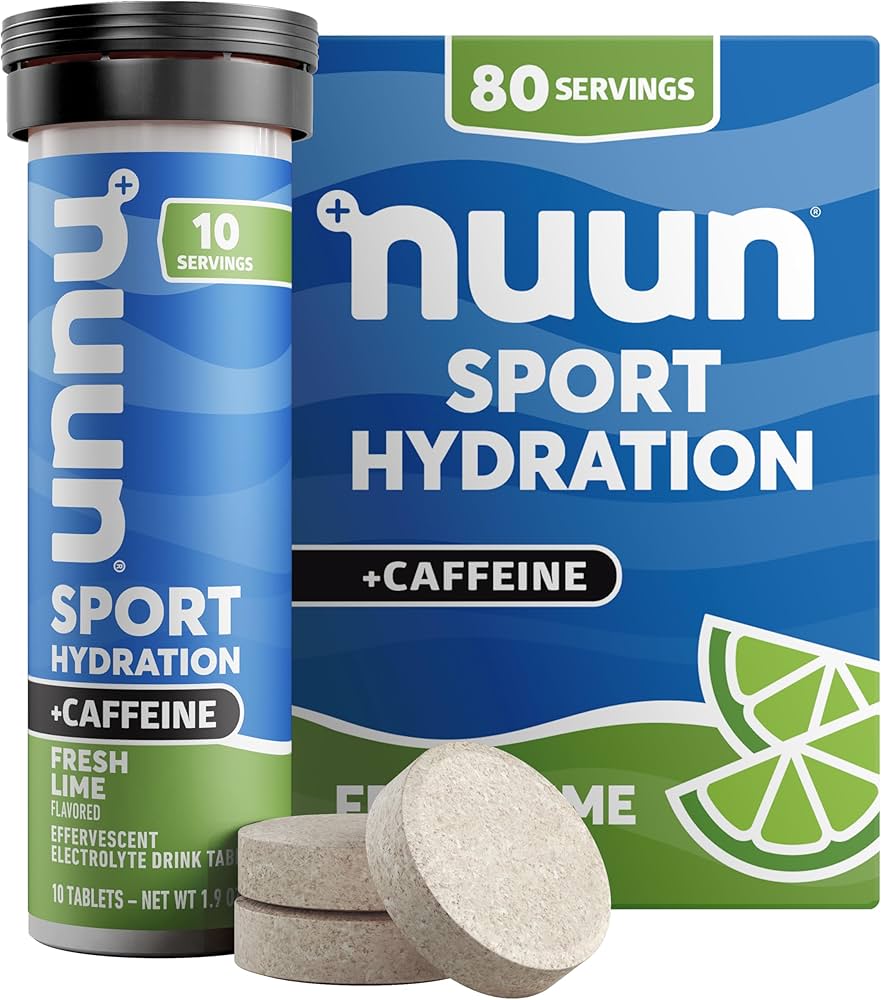 Amazon.com: Nuun, Electrolyte Drink Tabs Energy Fresh Lime, 8