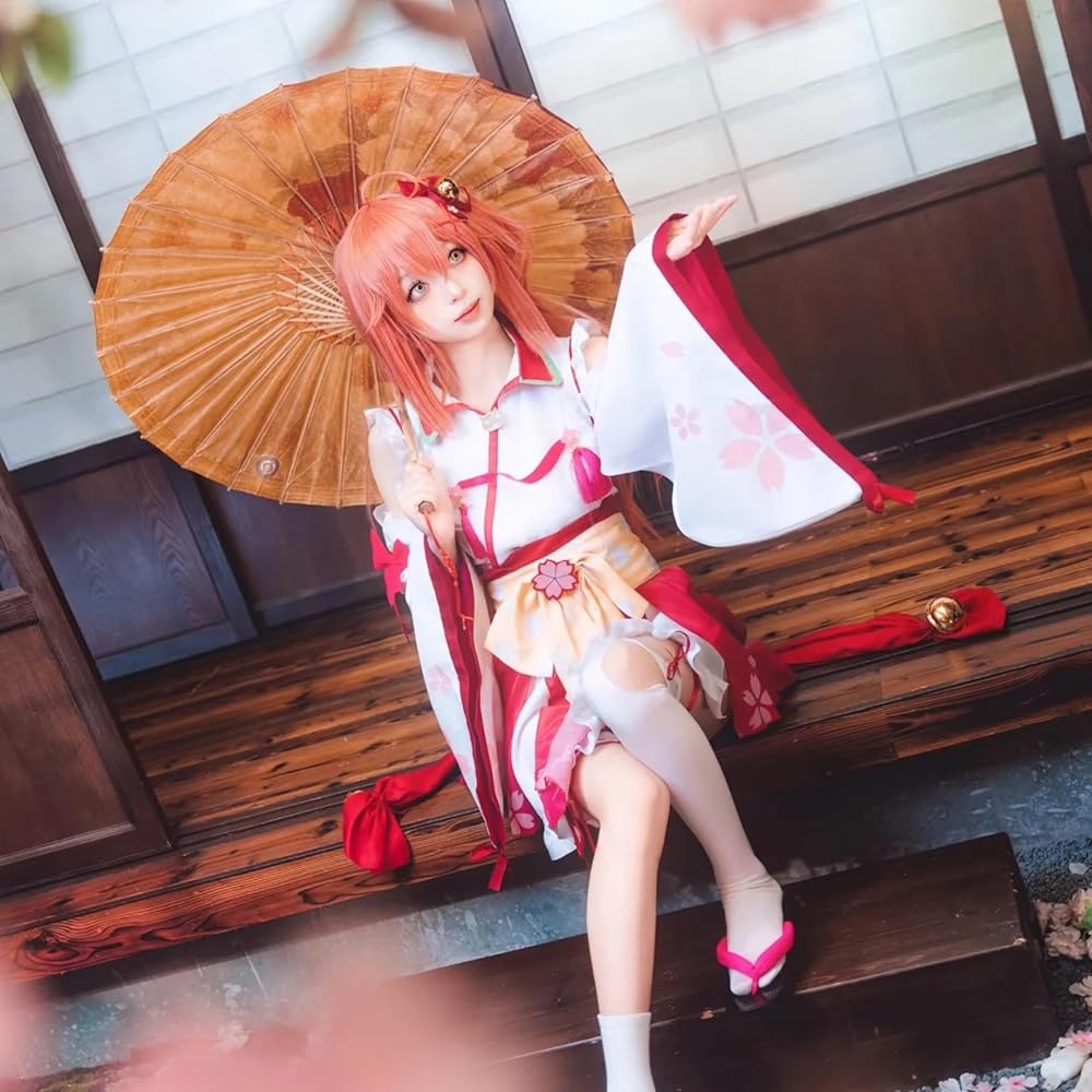 Amazon.co.jp: [DMCXEK] ホロライブ さくらみこ 桜巫女 コスプレ衣装+