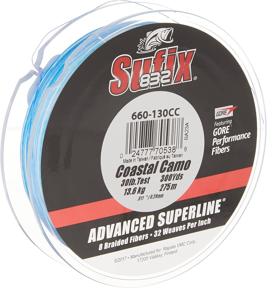 Amazon.com : Sufix Advanced Superline 832 Braid 6 lb Coastal Camo