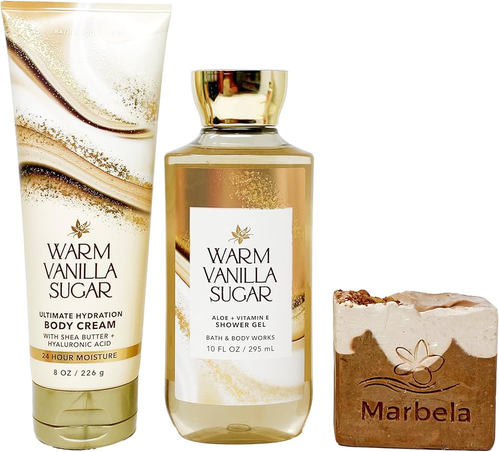 Amazon.com : Bath & Body Works Warm Vanilla Sugar - Duo Gift Set