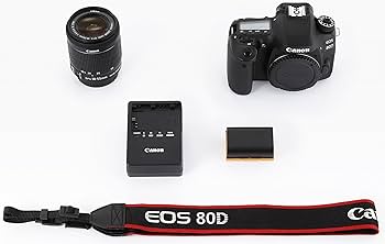 Amazon | Canon デジタル一眼レフカメラ EOS 80D レンズキット EF-S18