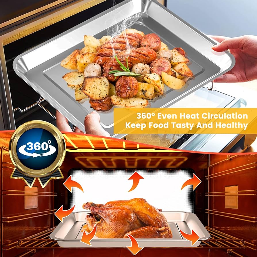 Amazon.com: Air Fryer Tray Replacement for Cuisinart TOA-60 TOA-65
