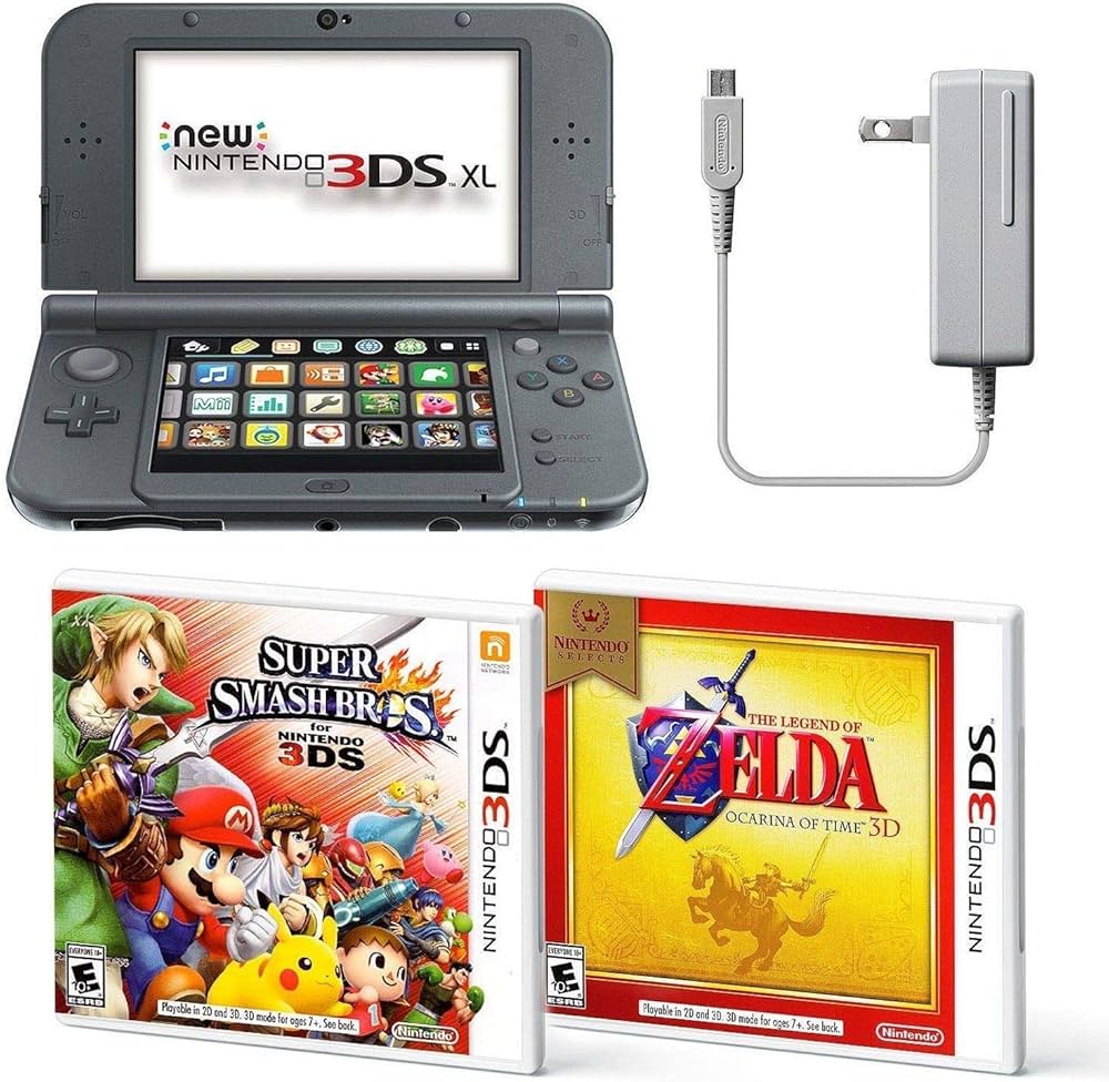 Amazon.com: Nintendo 3DS XL Bundle (Black) : Video Games