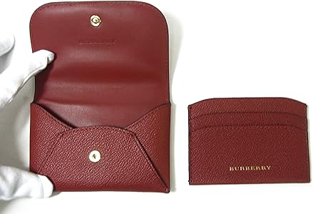 Amazon | [BURBERRY] [バーバリー] カードケース 名刺入れ (レッド
