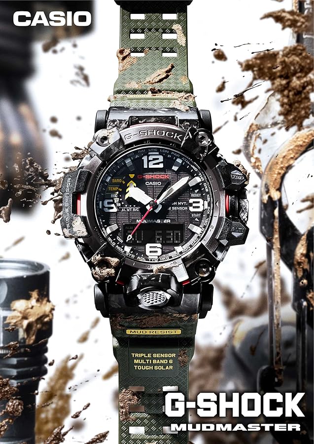 Amazon.com: CASIO GWG-2000-1A3JF [G-Shock Carbon MUDMASTER Radio