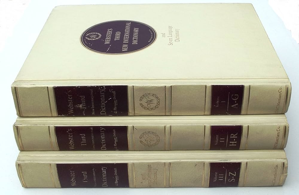 Webster's third new international dictionary of the English