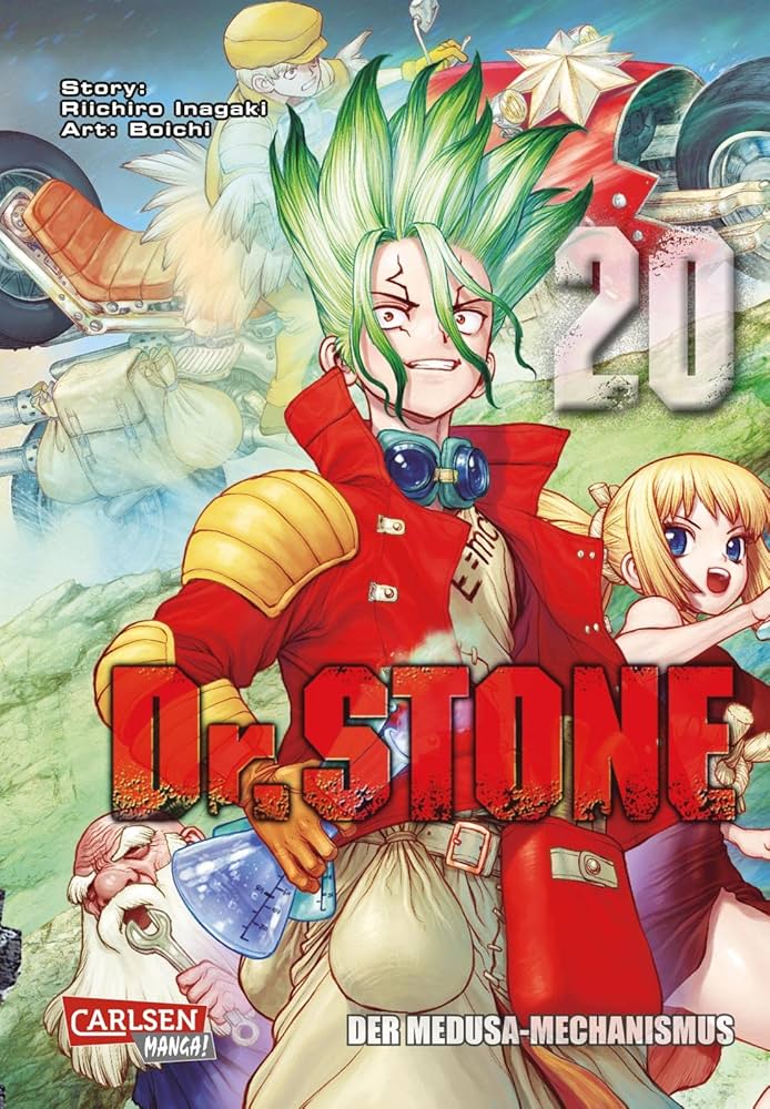 Amazon | Dr. Stone 20: Verrueckte Abenteuer, Action und