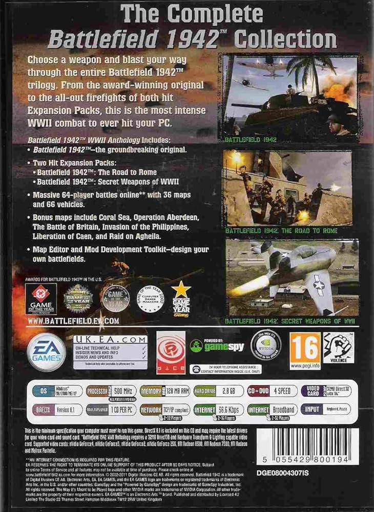 Amazon.co.jp: Battlefield 1942: The WWII Anthology (輸入版) : ゲーム