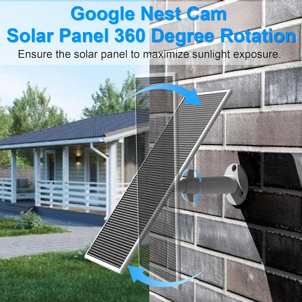 Amazon.co.jp: Google Nestカメラ用ソーラーパネル Google Nestカメラ