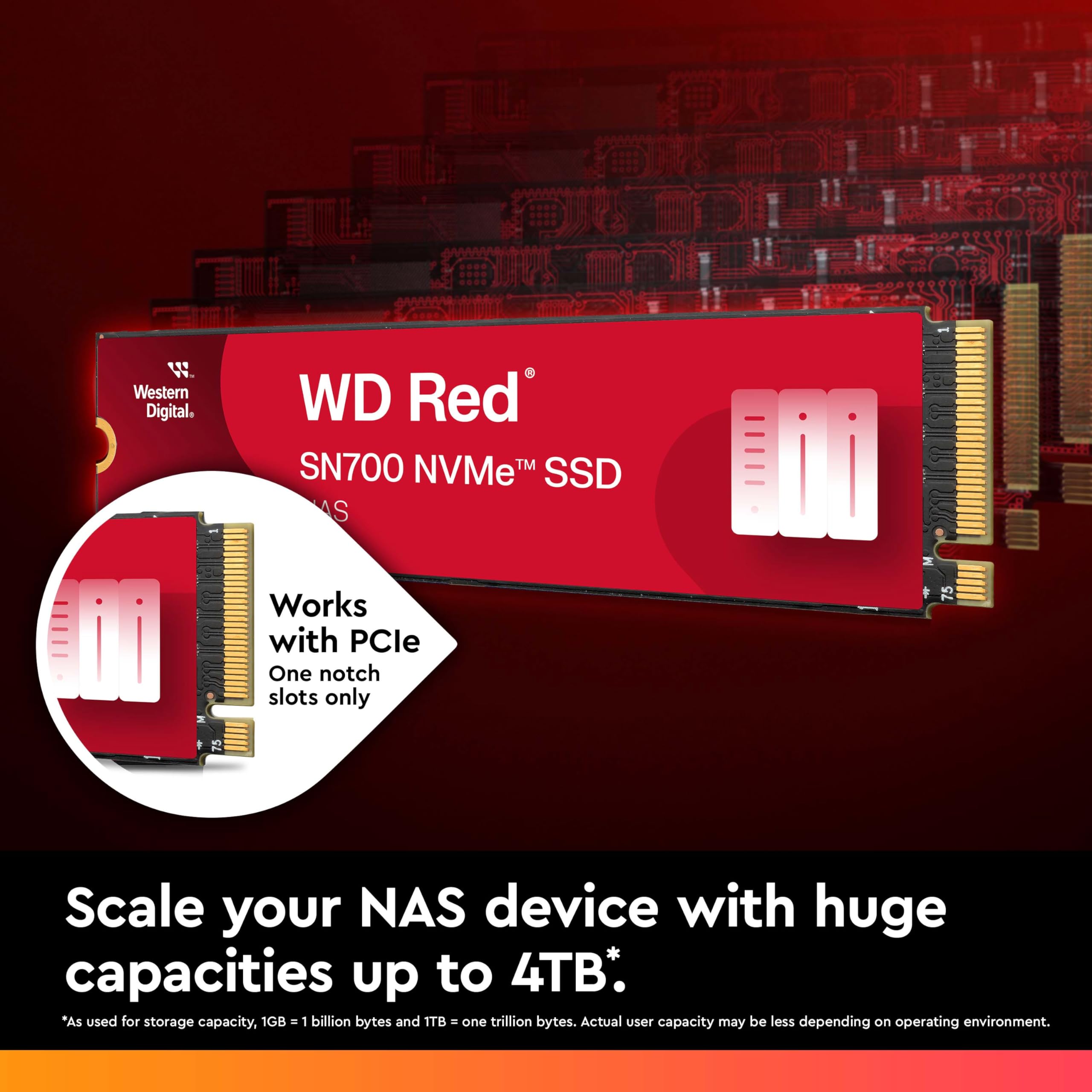 Amazon.com: Western Digital 2TB WD Red SN700 NVMe Internal Solid