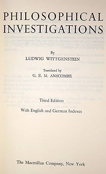Philosophical Investigations. 3rd Edition.: Wittgenstein, Ludwig