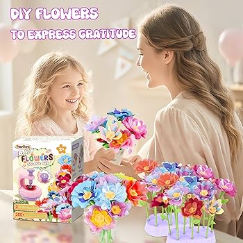 Amazon.com: PERRYHOME Fabric Flower Bouquets Toys, 300+ Pcs
