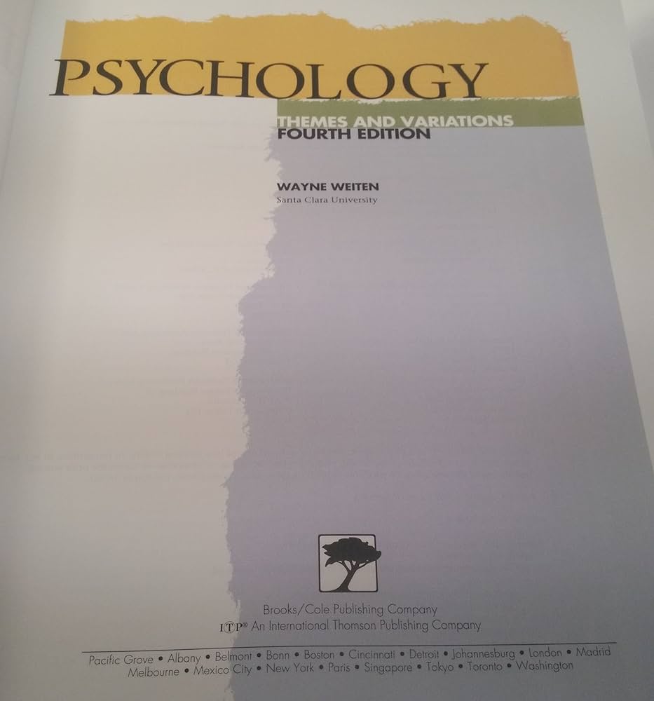 Amazon.com: Psychology: Themes and Variations: 9780534340148