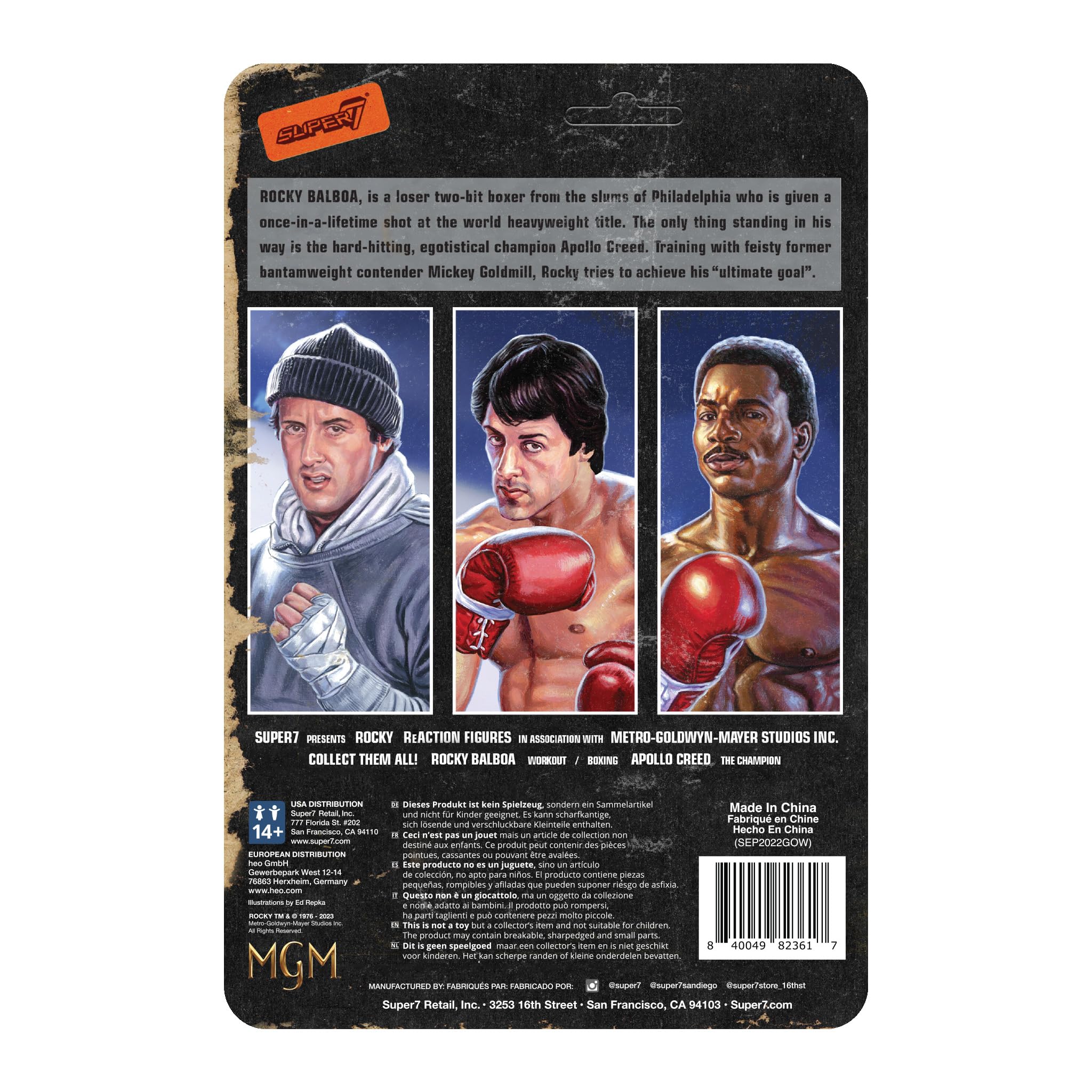 Amazon.co.jp: Super7 ロッキーアポロクリード (ボクシング) - 3.75