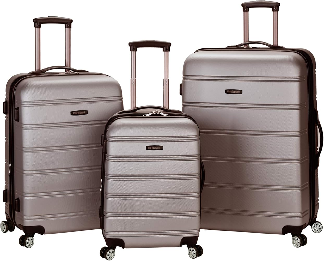 Amazon.com | Rockland Melbourne Hardside Expandable Spinner Wheel