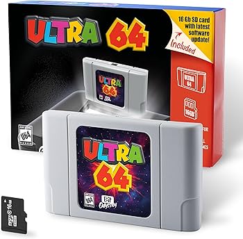 Amazon.com: Ultra 64 Flash Cart for N64 + 16 Gb SD Card. : Video Games