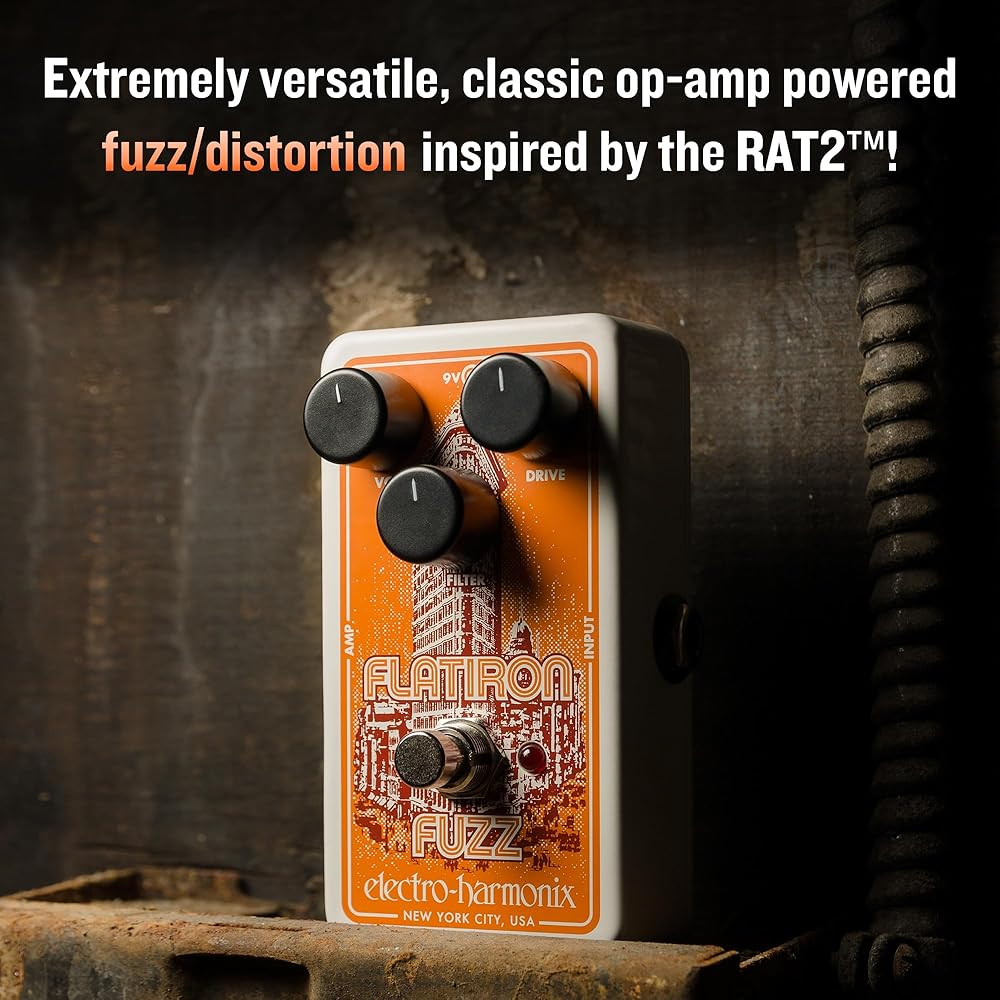 Amazon.co.jp: ELECTRO-HARMONIX Flatiron Fuzz Fuzz/Distortion RAT系