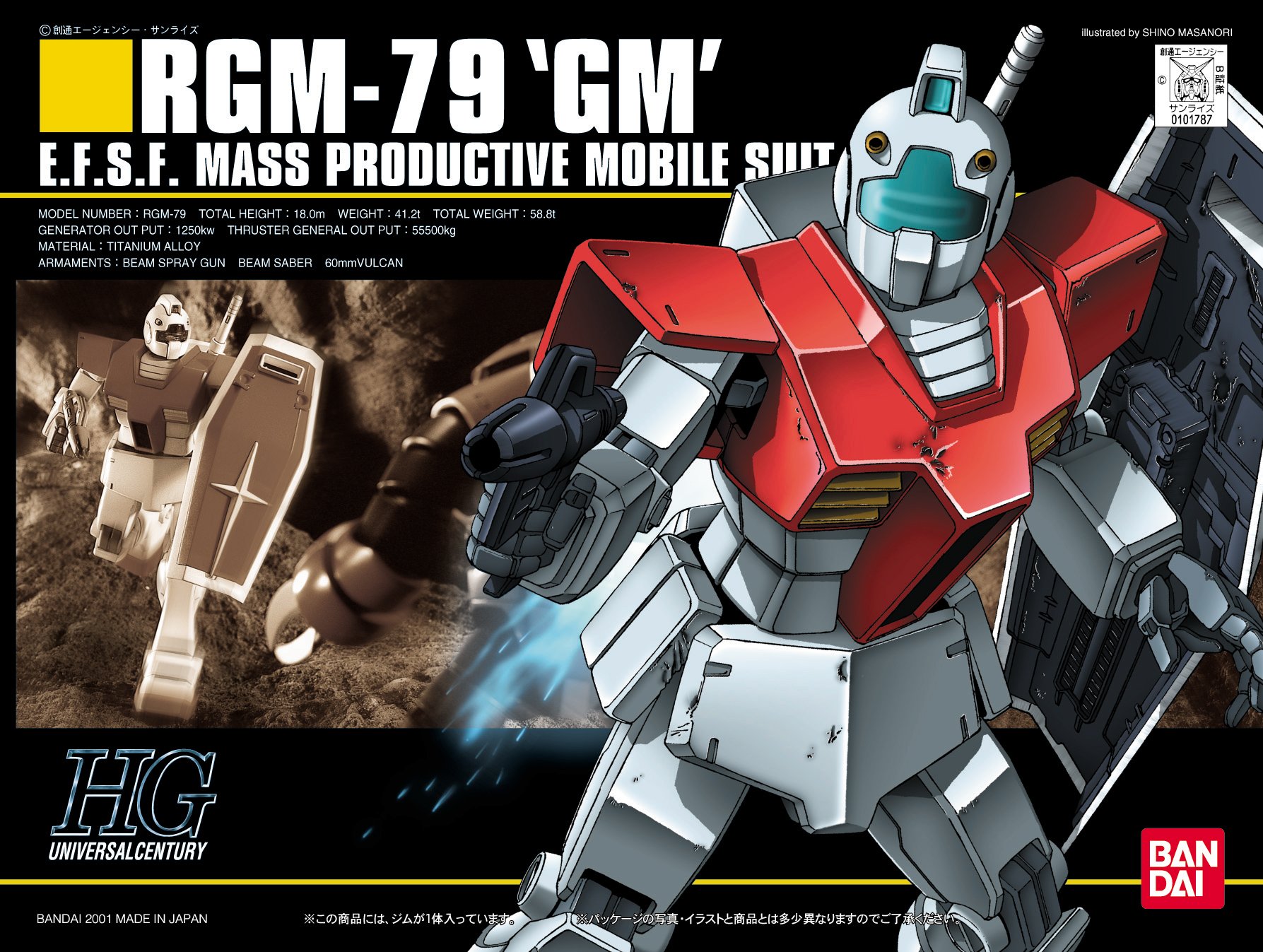 Amazon | ガンプラ HGUC 1/144 RGM-79 ジム (機動戦士ガンダム) 色分け