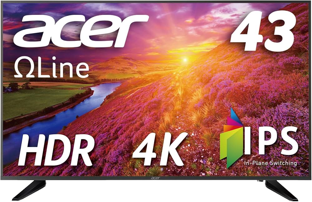 Amazon.co.jp: Acer 4K モニター ディスプレイ OmegaLine 43インチ