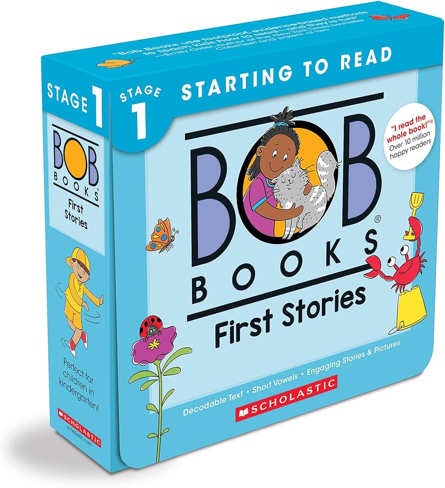 Amazon.com: Bob Books - First Stories Box Set | Decodable Phonics