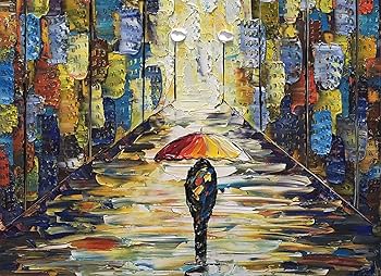 Amazon.co.jp: V-inspire 絵画 24 x 48インチ モダン抽象画