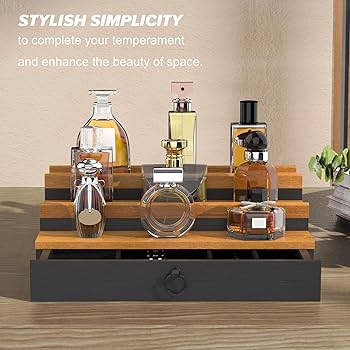 Amazon.com: upcessory Cologne Organizer for Men, 3 Tier Wood
