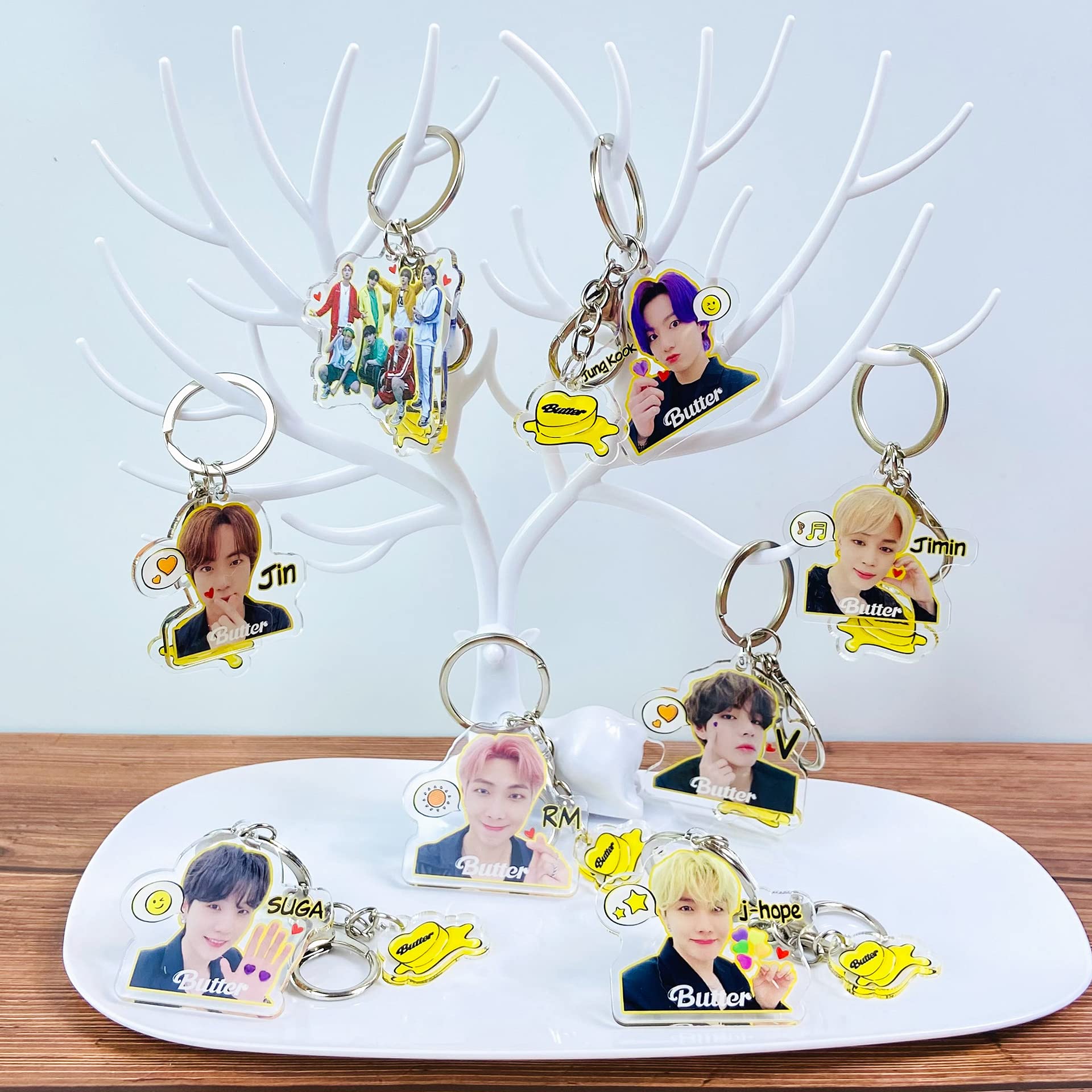 Amazon.co.jp: FOR BTS ARMY- BUTTER - LOMO CARD キーホルダー SET